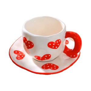 Ceramic Cup with Saucer