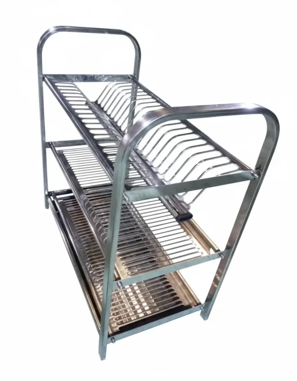 Binca 3-Tier Stainless Steel Dish Rack