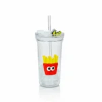 Glass Straw Bottle Fries