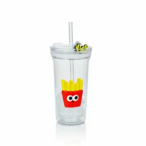 Glass Straw Bottle Fries