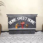 Wooden Wall Keyring Holder Box Black