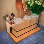 Wooden Spoon Organizer