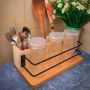 Wooden Spoon Organizer