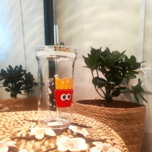 Glass Straw Bottle Fries