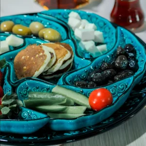 Turkish Hand-Painted 8pcs Meze Serving Set