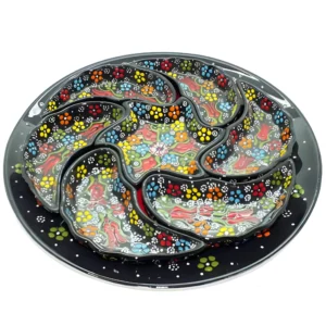 Turkish Hand-Painted Meze Serving Set (Çerezlik) 1
