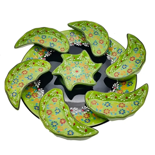 Turkish Dipping Set Green