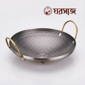double sided honeycomb wok pan korai