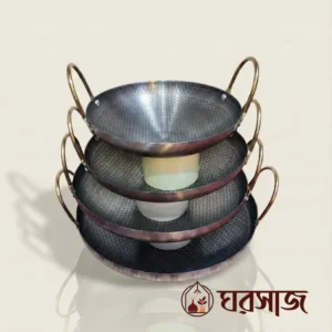 double sided honeycomb wok pan korai