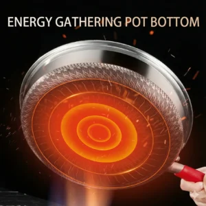 double side honeycomb flat pan with glass lid