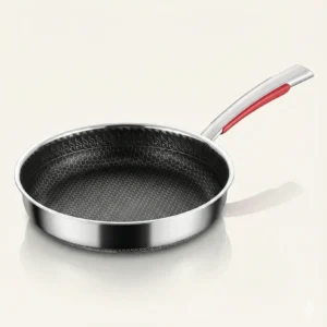 double side honeycomb fry pan