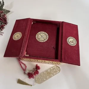 red velvet quran box