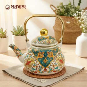 vintage royal moroccan enamel kettle