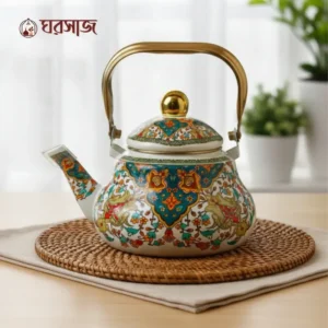 vintage royal moroccan enamel kettle