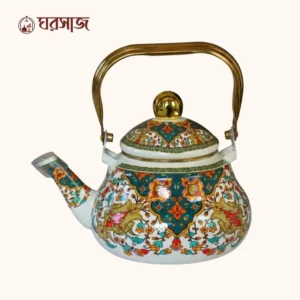 vintage royal moroccan enamel kettle